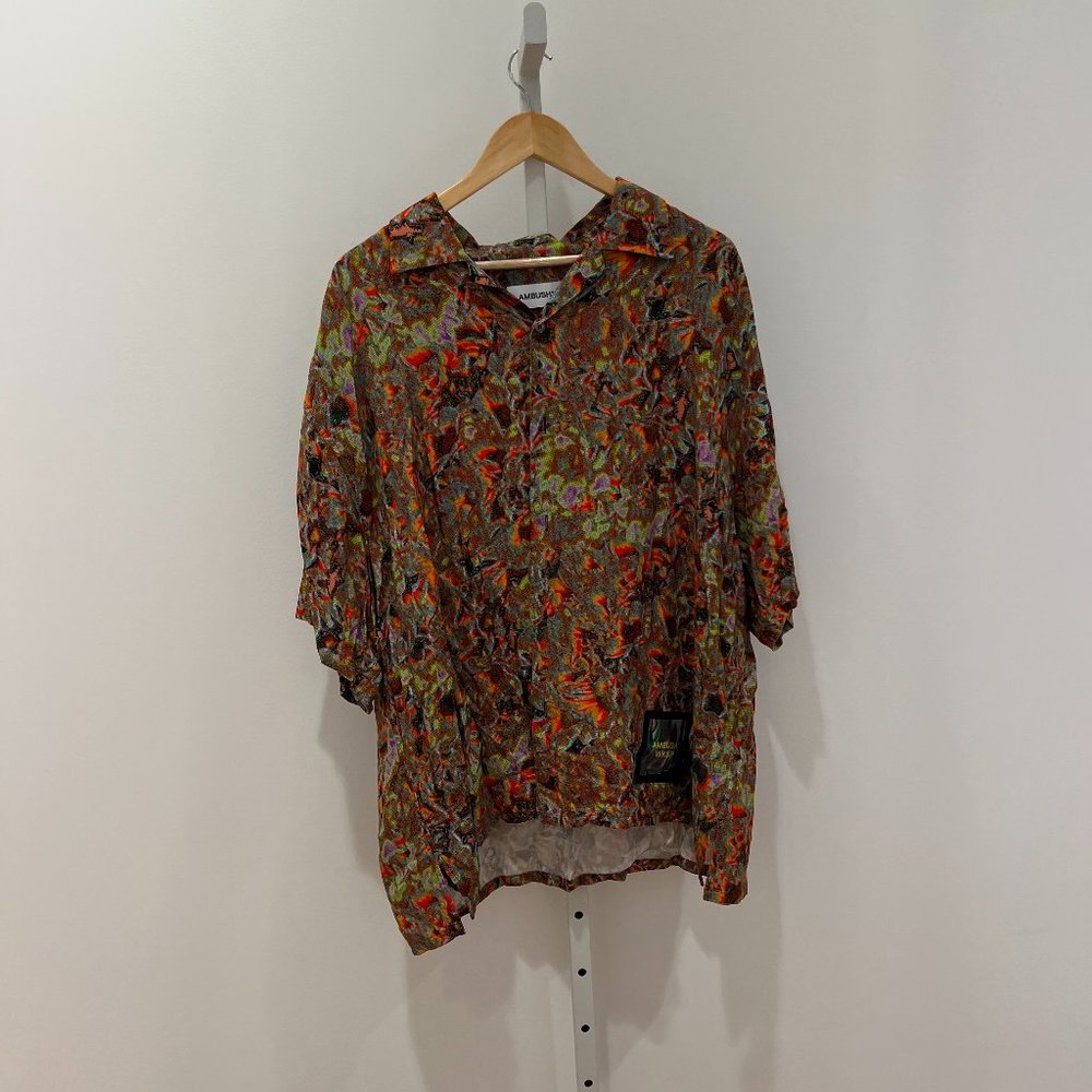 Ambush Wksp Printeds Button Up